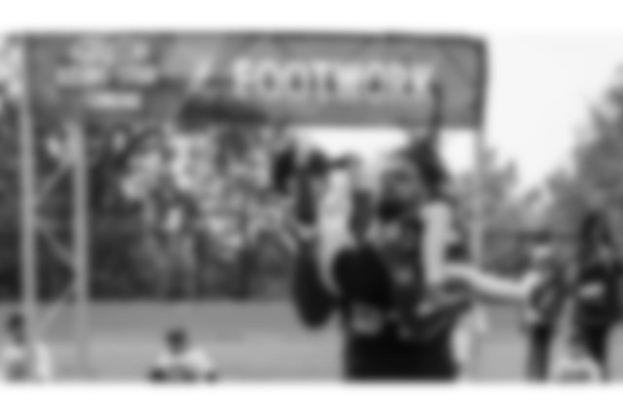 New Orleans Saints players Cameron Jordan, Terron Armstead, David Onyemata, Vonn Bell and Saints Hall of Famer Michael Lewis hosted an NFL Play 60 camp for kids in Vancouver, Canada on May 26, 2018.