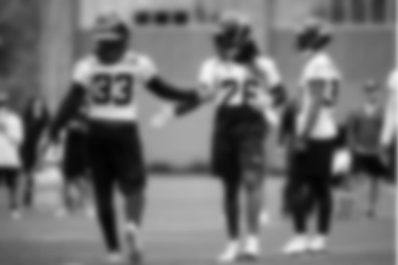 FS Tedric Thompson, left, CB Shaquill Griffin, middle