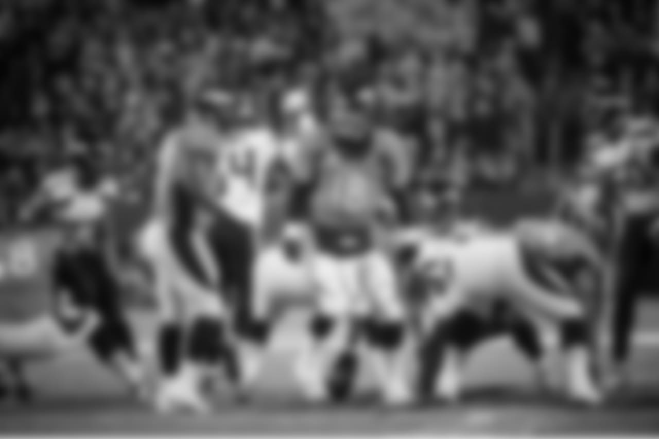 Denver quarterback Peyton Manning turns to yell instructions to teammates in the first half. After the game, the Broncos admitted to being surprised by the amount of crowd noise generated by Seahawks fans.