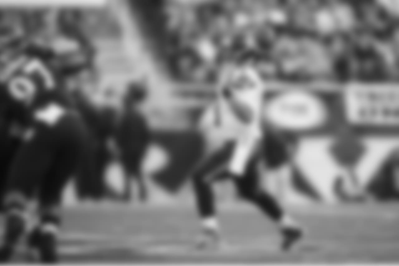 Quarterback Russell Wilson found himself with plenty of space and time in the pocket once again, and turned that advantage into five touchdown passes which sets a team single-game record.