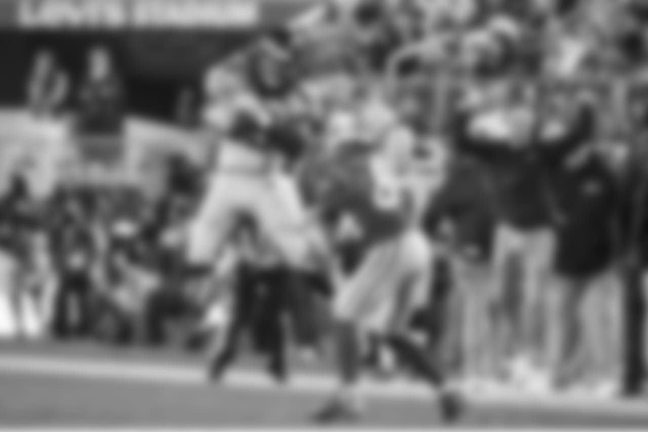 When San Francisco quarterback Colin Kaepernick challenged Seahawks cornerback Richard Sherman in the first quarter, Sherman responded with an interception as head coach Pete Carroll celebrated on the sideline.