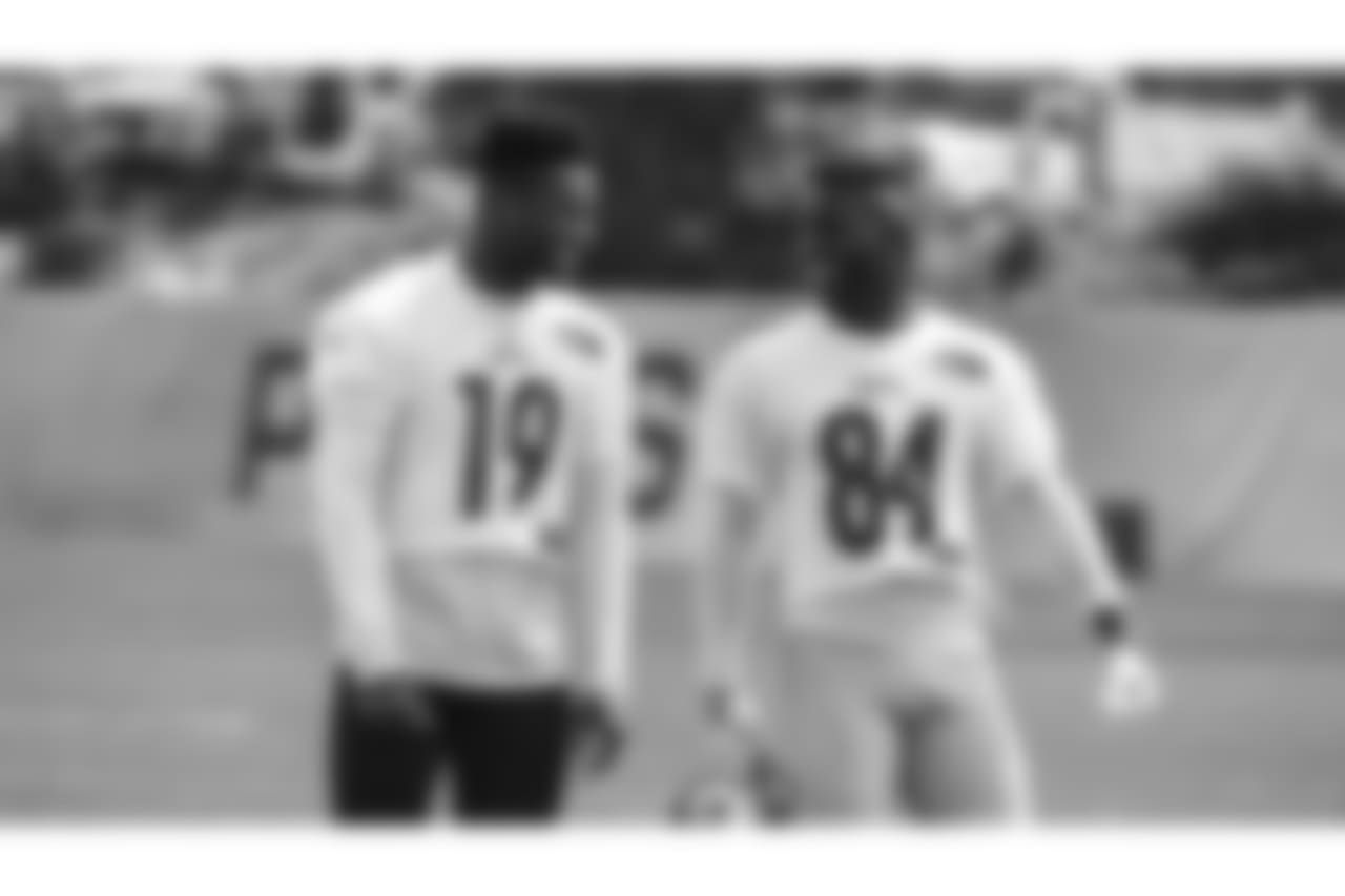 JuJu Smith-Schuster and Antonio Brown