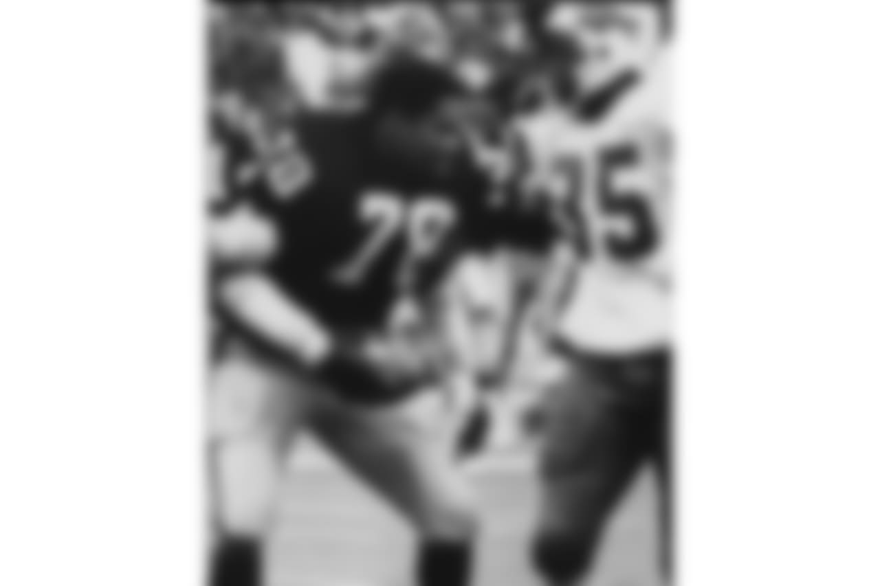 9. Dwight White (71-80) - 46 career QB sacks.