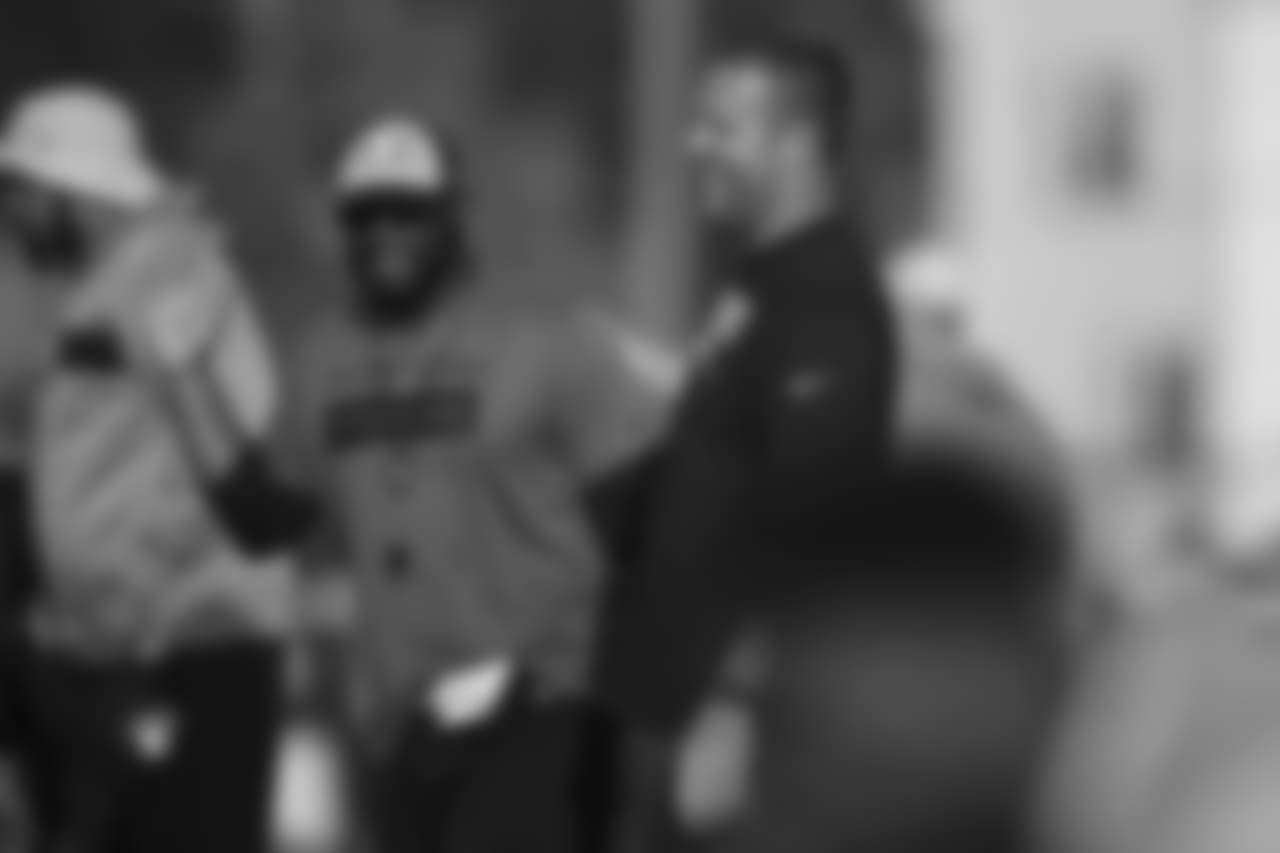 Head Coach Mike Tomlin and Ben Roethlisberger