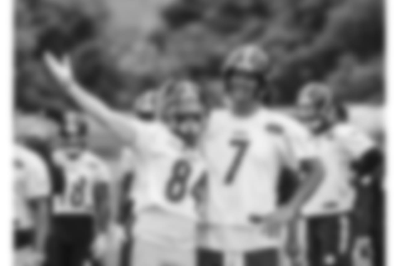 Antonio Brown and Ben Roethlisberger