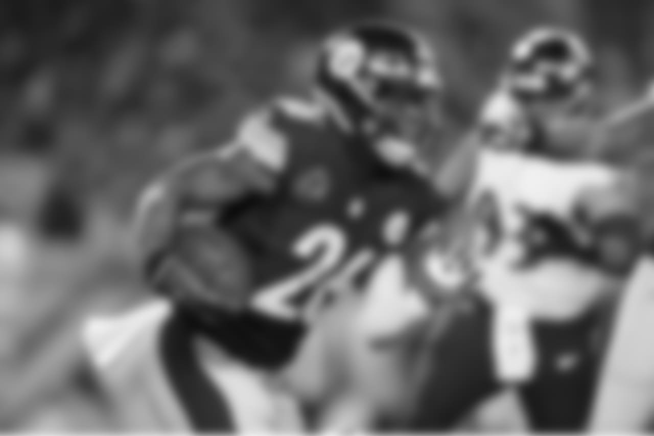 8. Le'Veon Bell (13 - Current) - 312 career receptions.