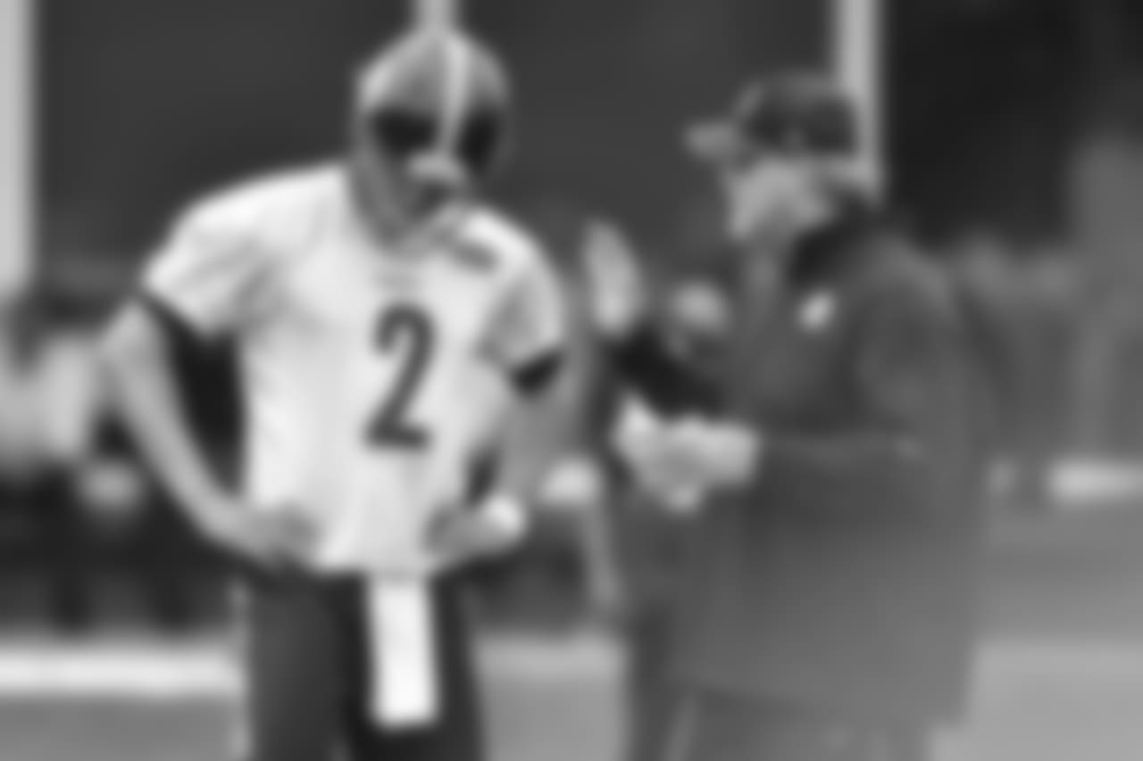 Mason Rudolph and Randy Fichtner