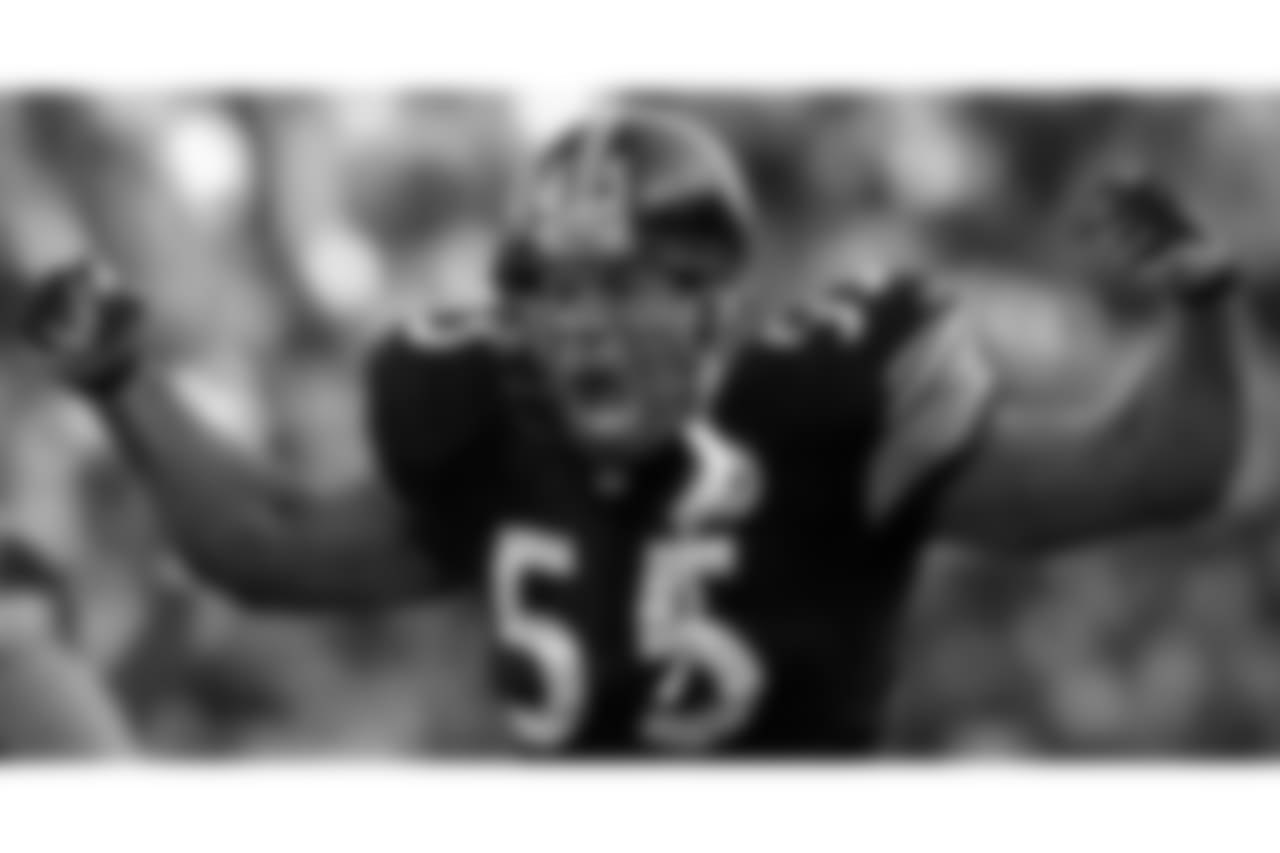 5. Joey Porter (99-06) - 60 career QB sacks.