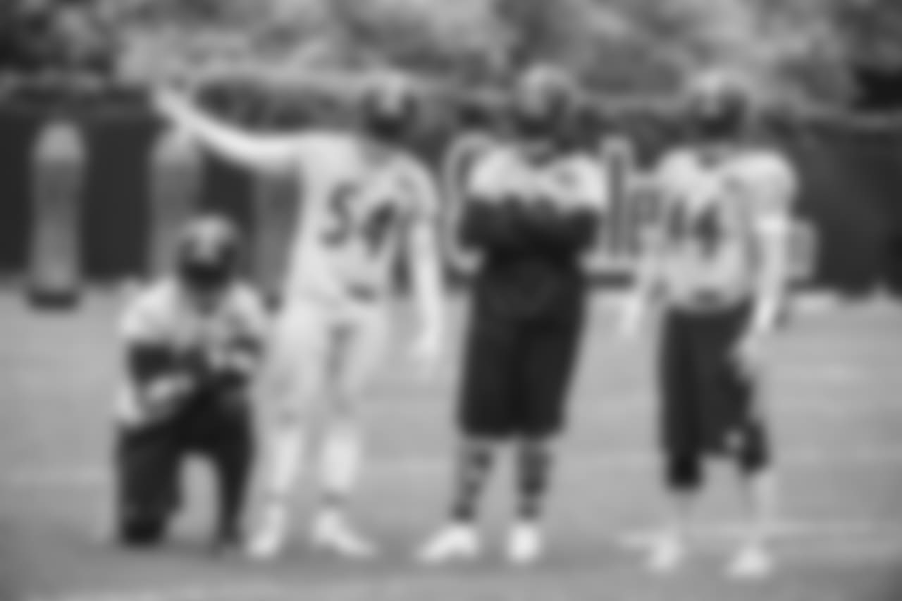 Jon Bostic, L.J. Fort, Vince Williams, and Tyler Matakevich