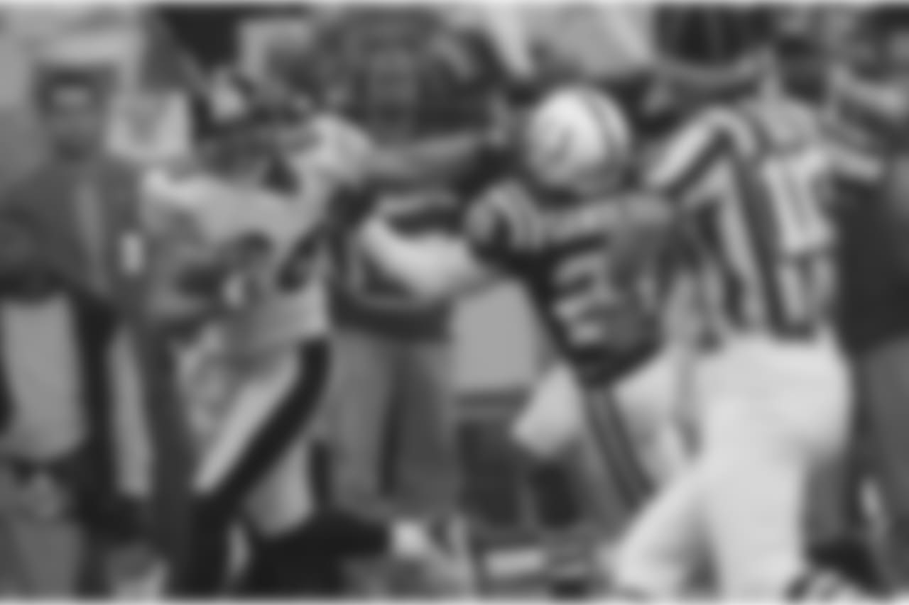 1. Hines Ward (98-2011) - 1,000 career receptions.