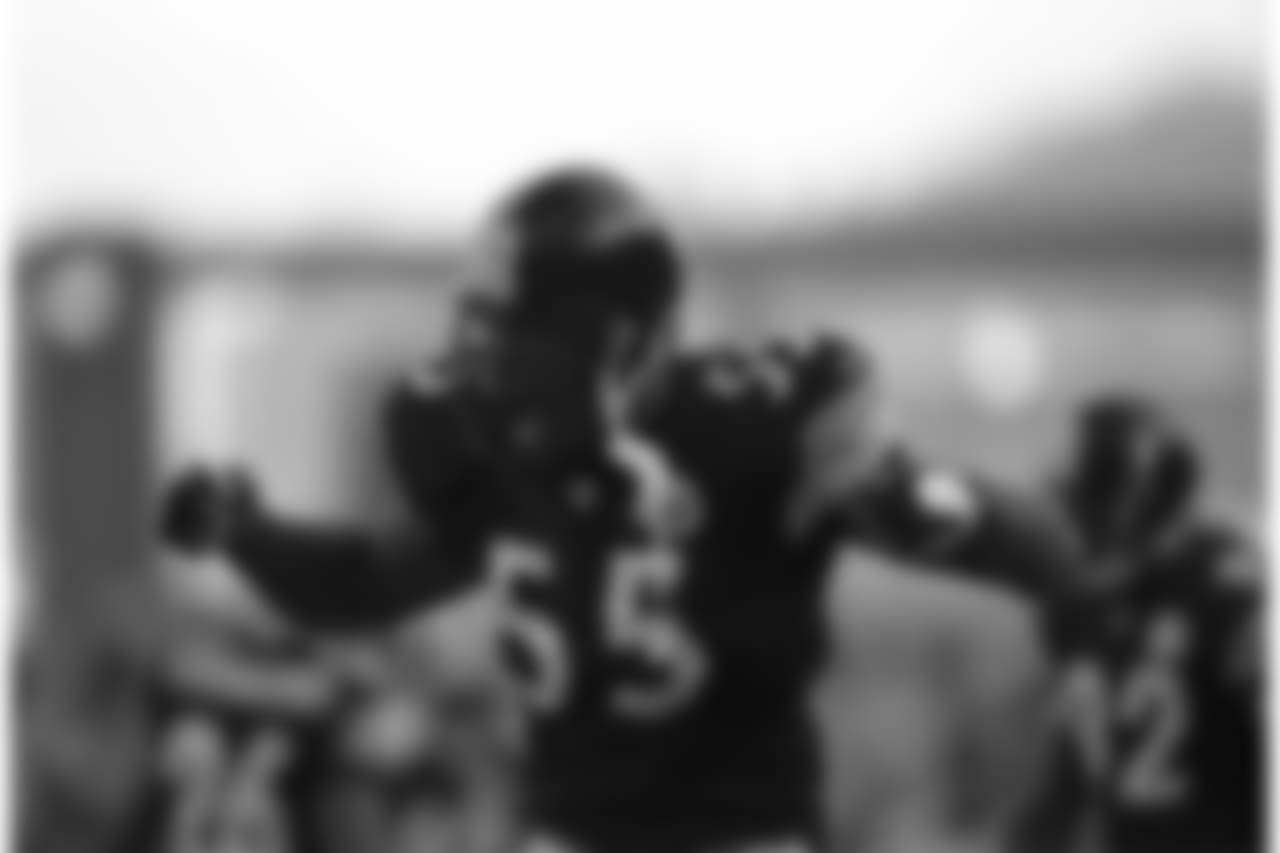 The Steelers defeated the Ravens 27-10 in an AFC Divisional playoff game on January 20, 2002.