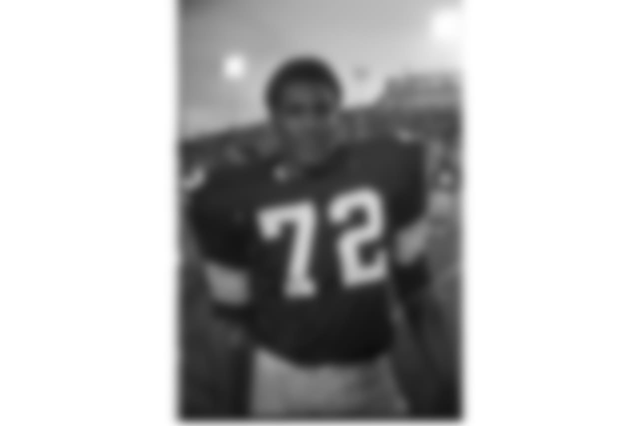 Joe Greene (69) only wore number 72 his rookie year during the preseason. Ken Kortas was cut before the 1969 season began and equipment manager Tony Parisi made the switch giving Joe Greene the Number he wore in high school and college. Joe Greene first appeared wearing number 75 for the regular-season opener against Detroit at Pitt Stadium.