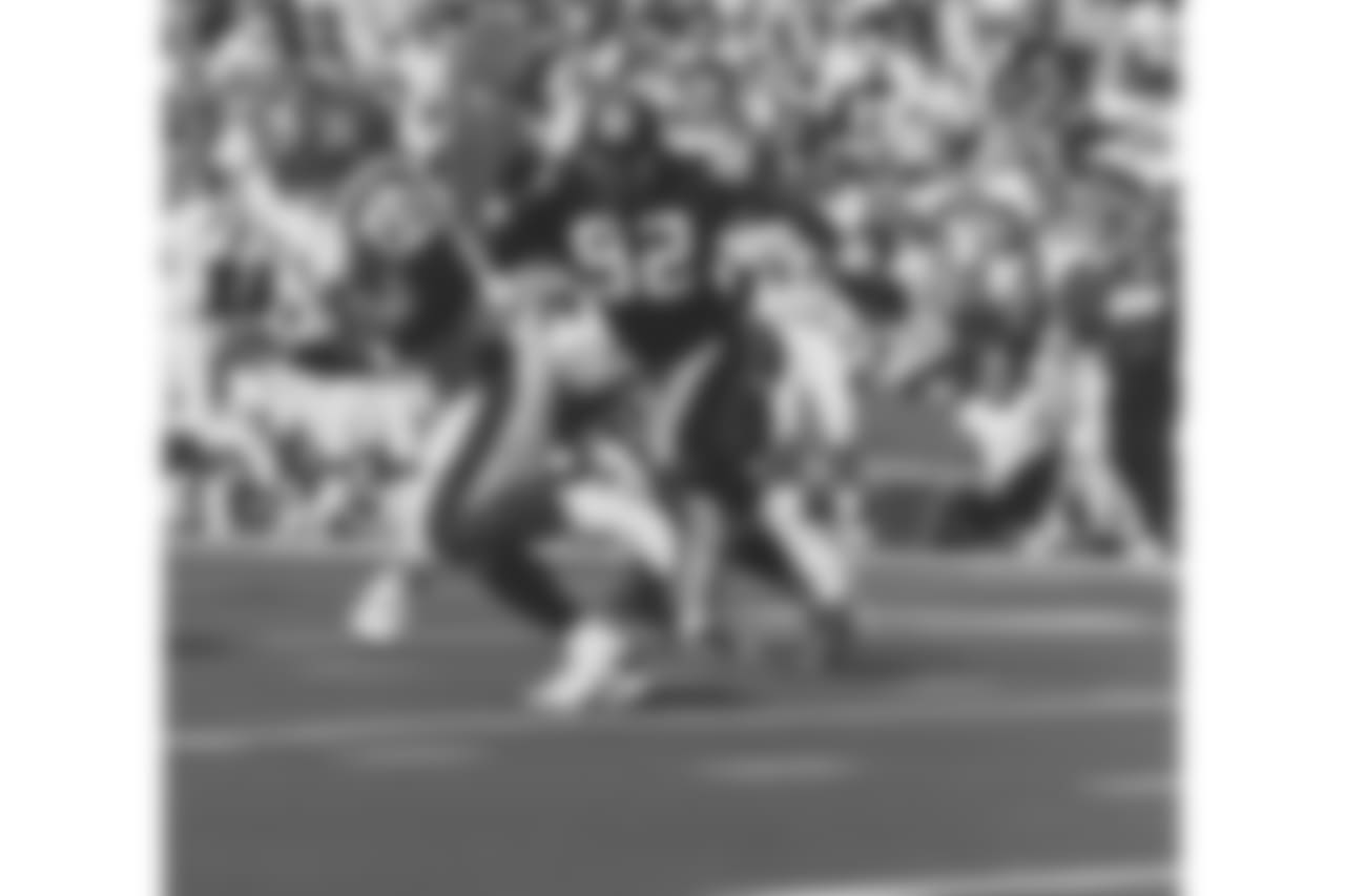 2. Jason Gildon (94-03) - 77 career QB sacks.