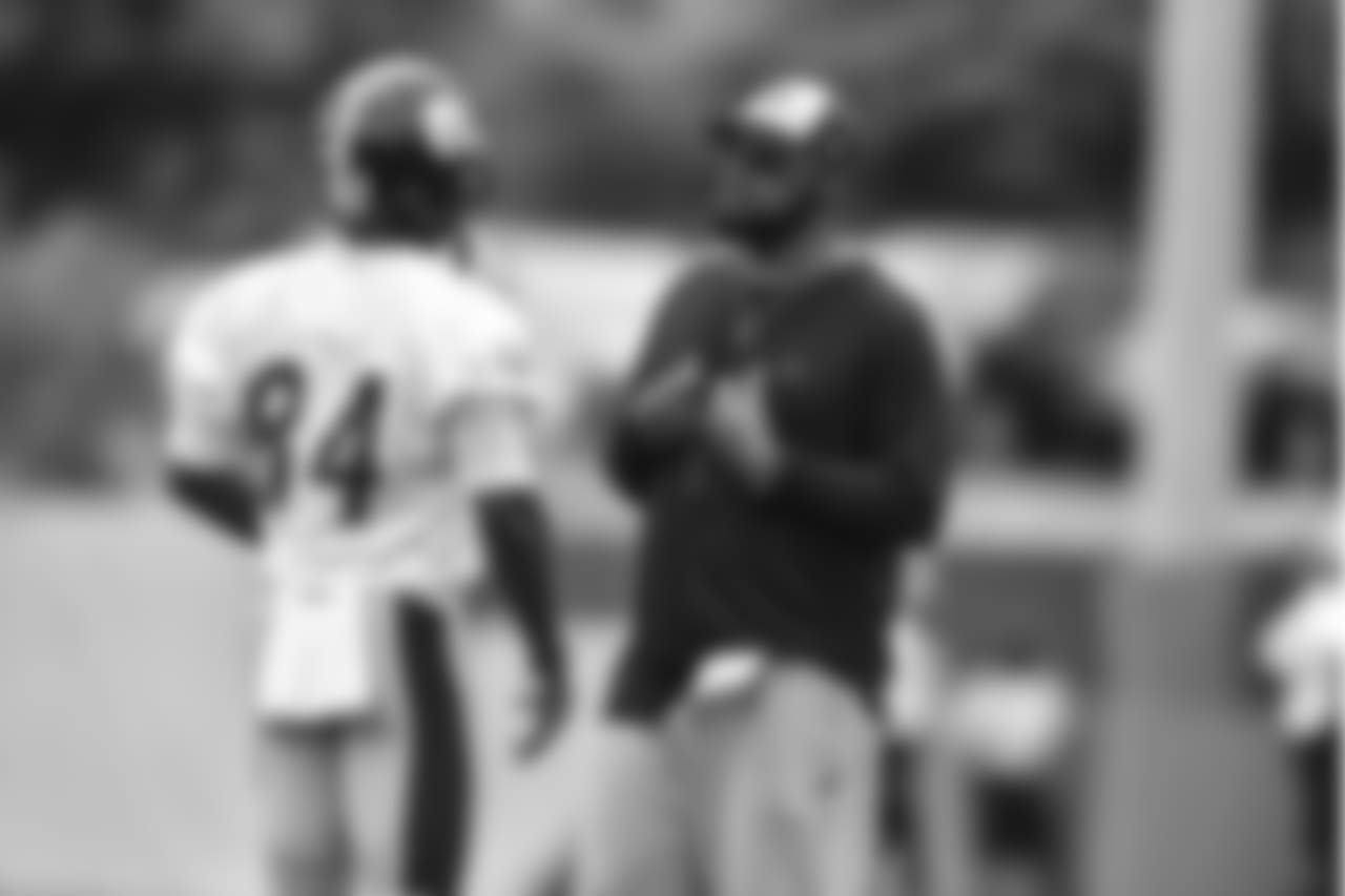 Antonio Brown and Head Coach Mike Tomlin