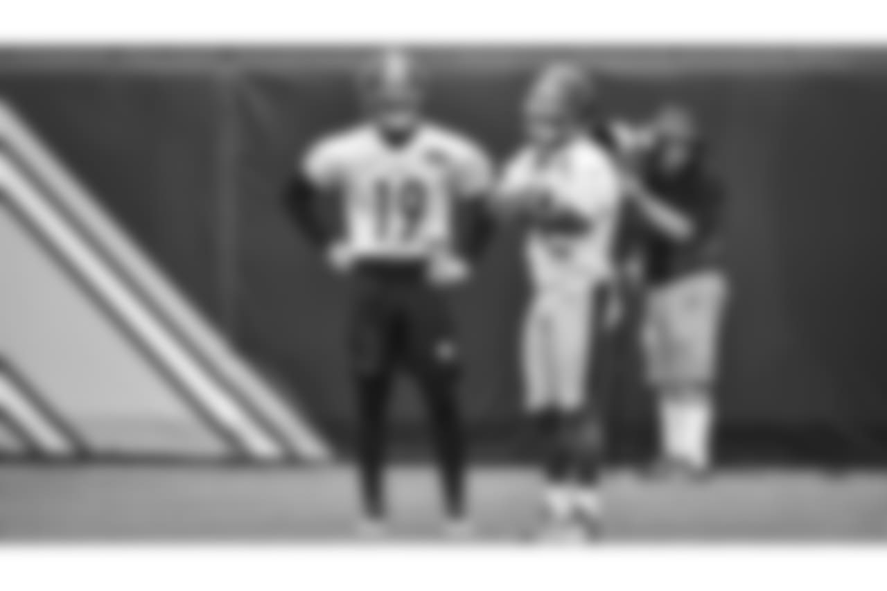 JuJu Smith-Schuster and Antonio Brown
