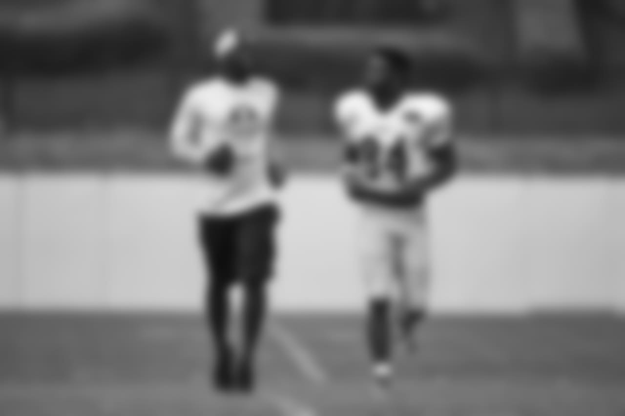 Santonio Holmes and Antonio Brown