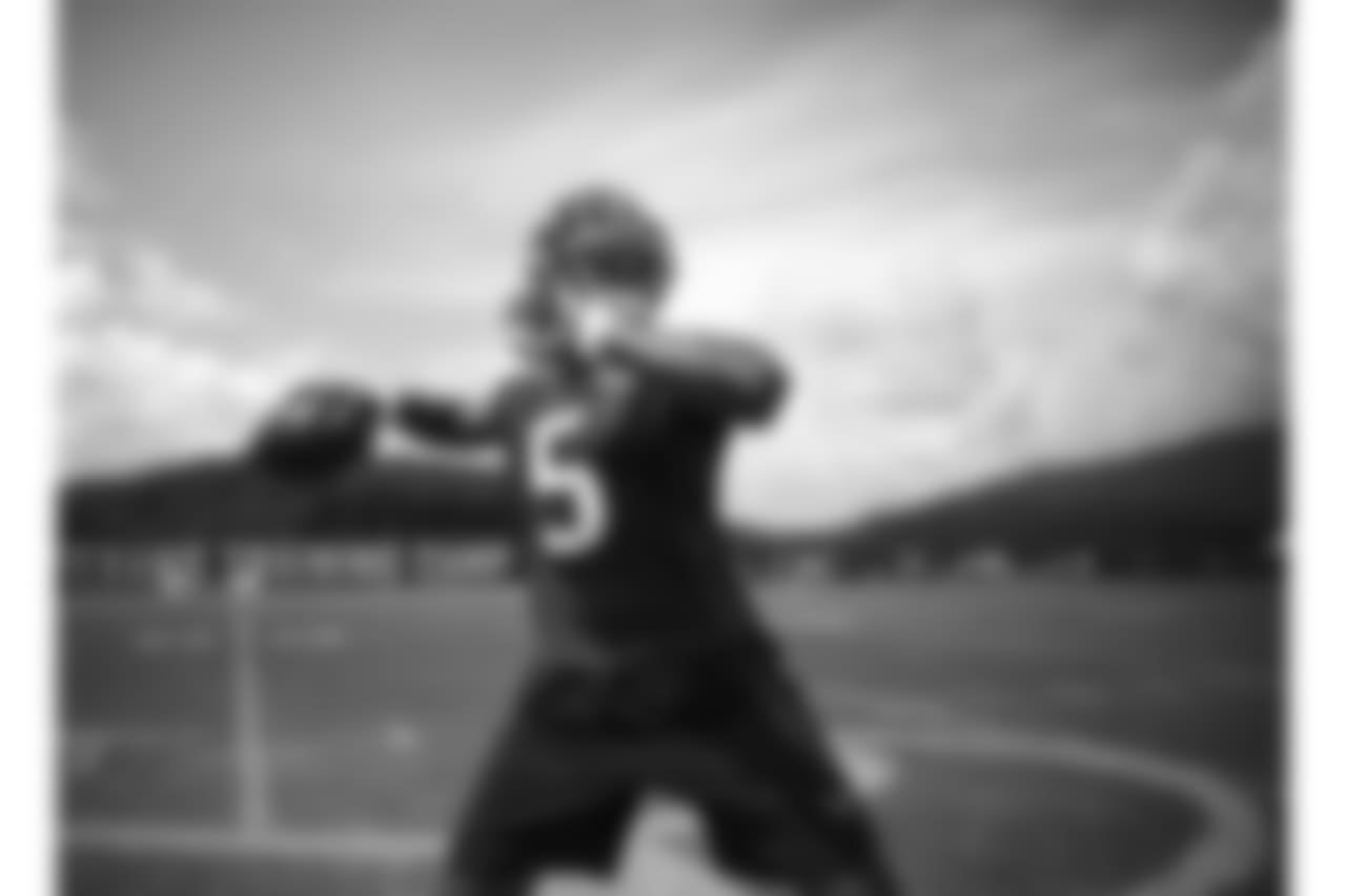 An image from the Aug. 7, 2018 training camp practice at the Greenbrier in West Virginia.