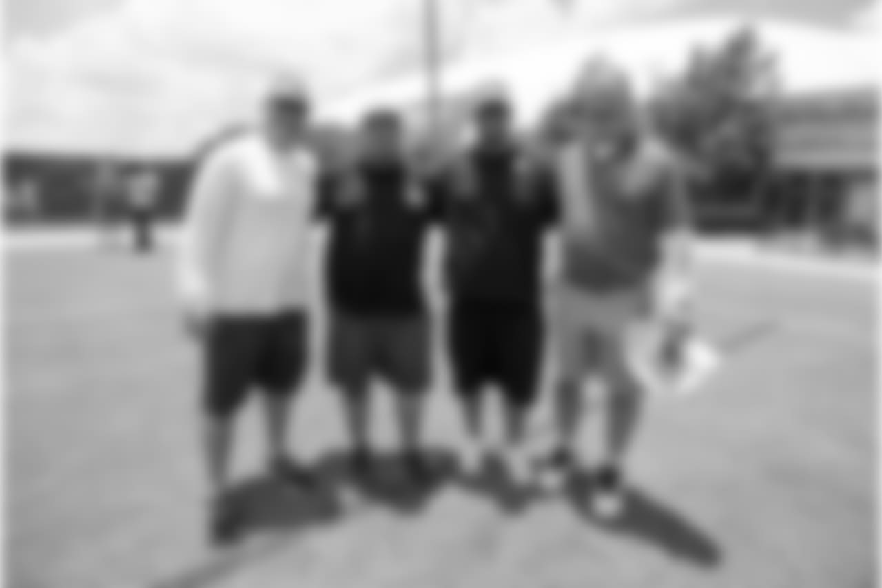 Santa Fe High School football team visit the Houston Texans after mini camp on Tuesday, June 12, 2018 at the Texans Methodist Training Center