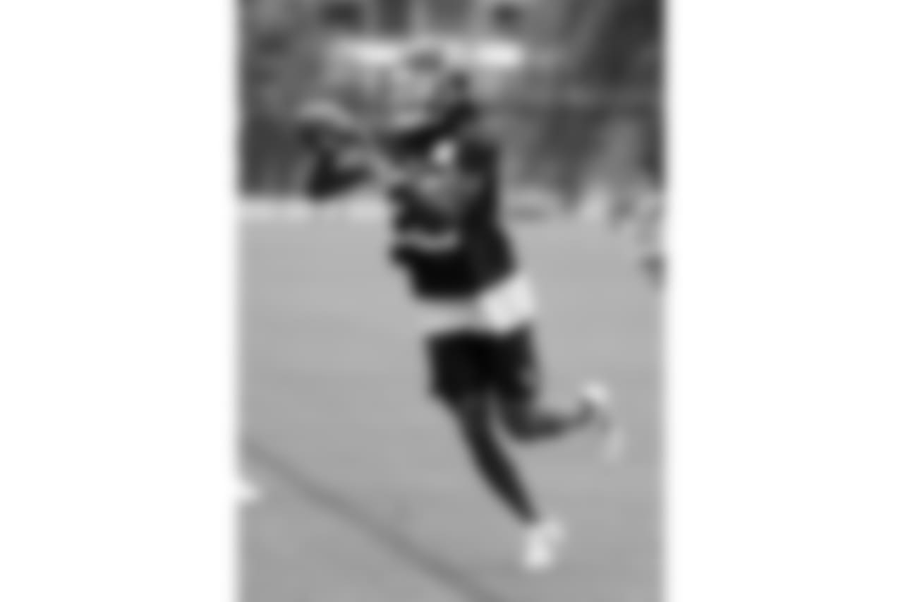Tennessee Titans cornerback Tye Smith runs a drill during NFL football minicamp Wednesday, June 13, 2018, in Nashville, Tenn. (AP Photo/Mark Humphrey)