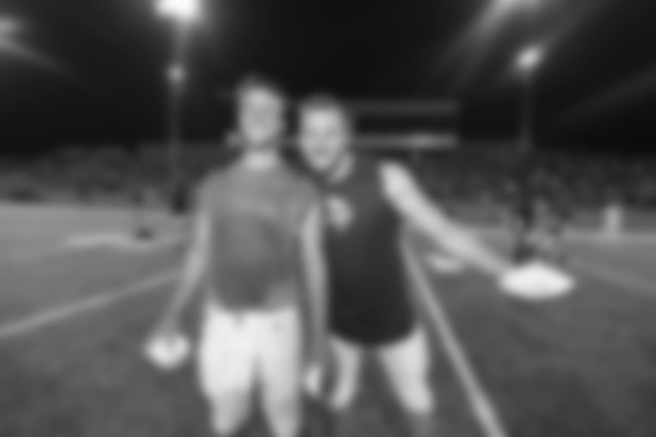 An image from the August 4, 2018 training camp night practice at TCO Stadium in Eagan, MN.