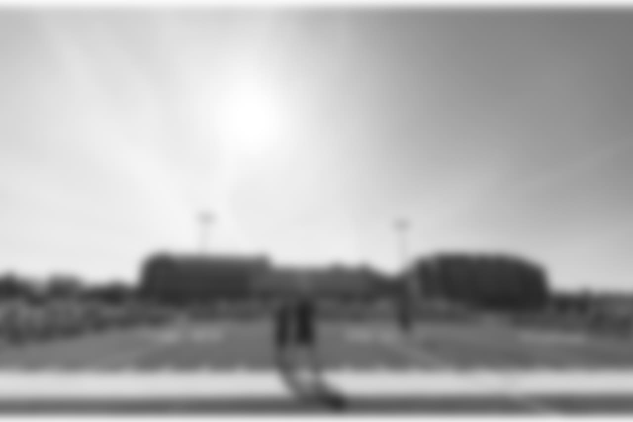 An image from July 18, 2018 of the Kyle Rudolph Pro Camp held at Providence Academy in Plymouth, MN.