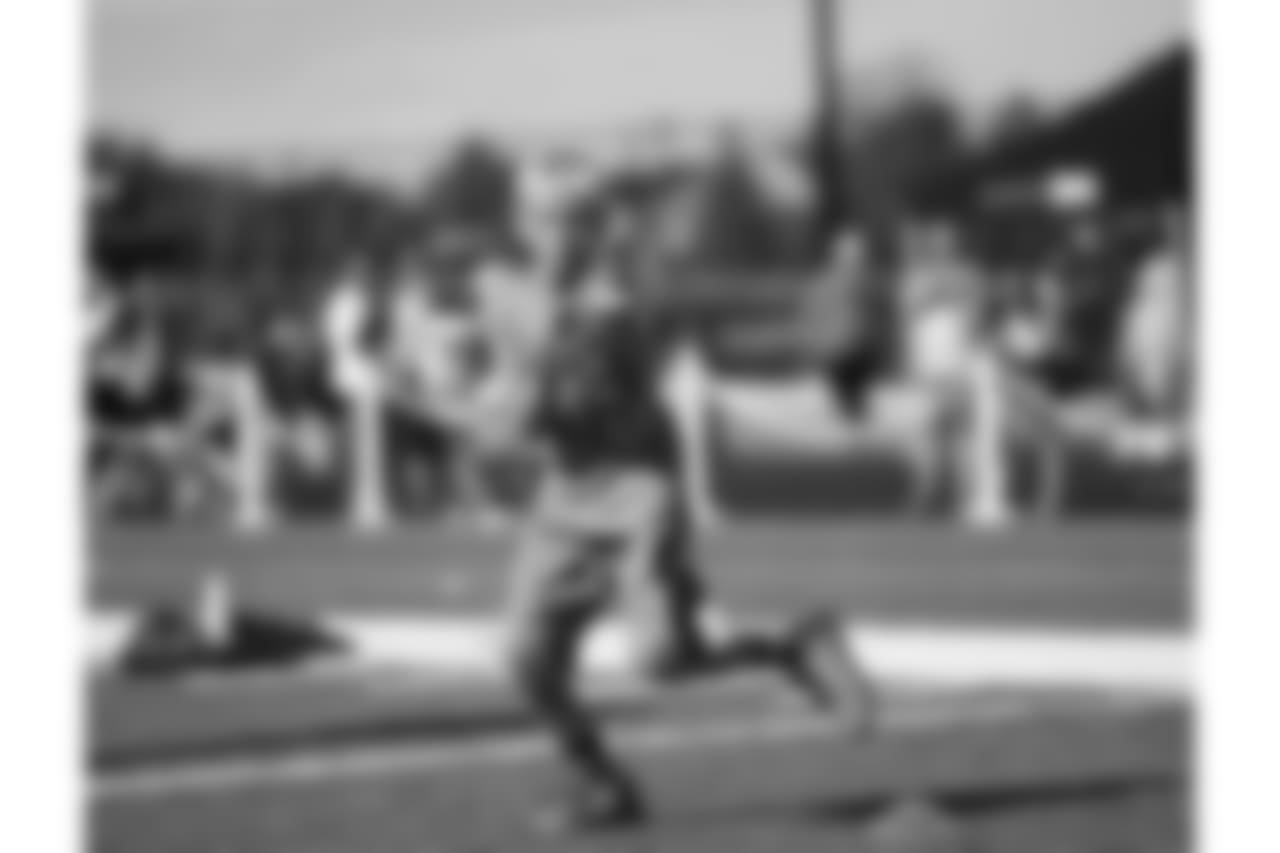 An image from July 18, 2018 of the Kyle Rudolph Pro Camp held at Providence Academy in Plymouth, MN.