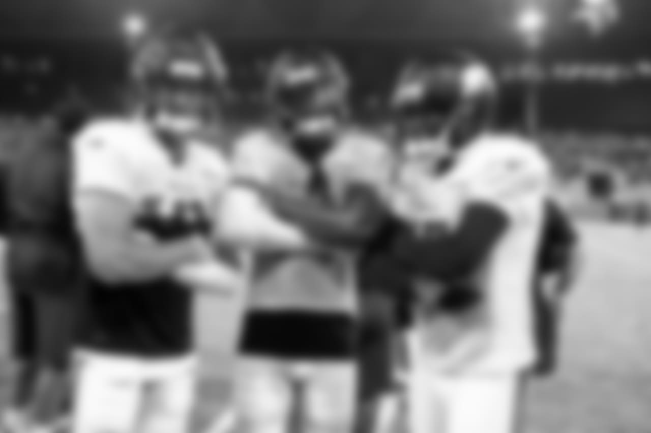 An image from the August 4, 2018 training camp night practice at TCO Stadium in Eagan, MN.