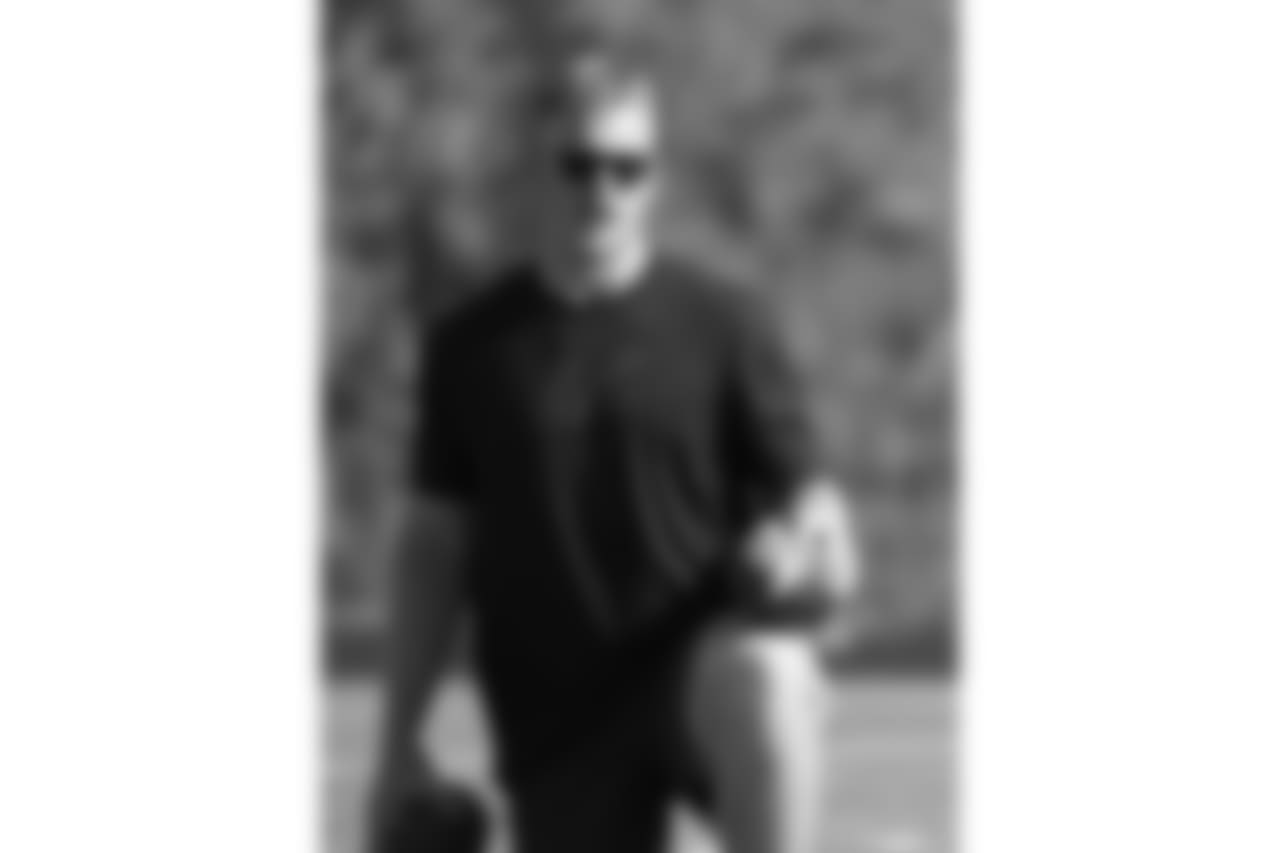An image from July 18, 2018 of the Kyle Rudolph Pro Camp held at Providence Academy in Plymouth, MN.