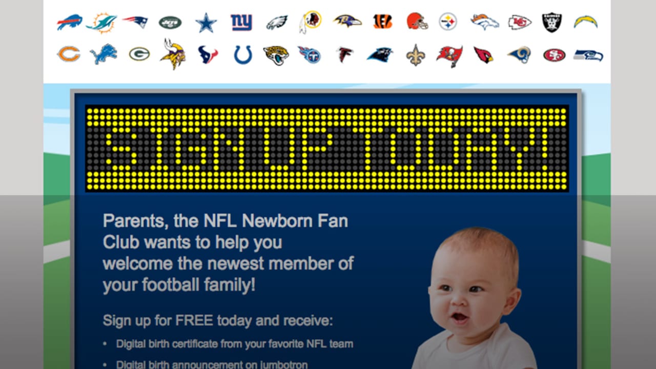 Nfl Launches Newborn Fan Club