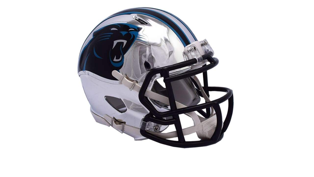 NFl mini color chrome helmets