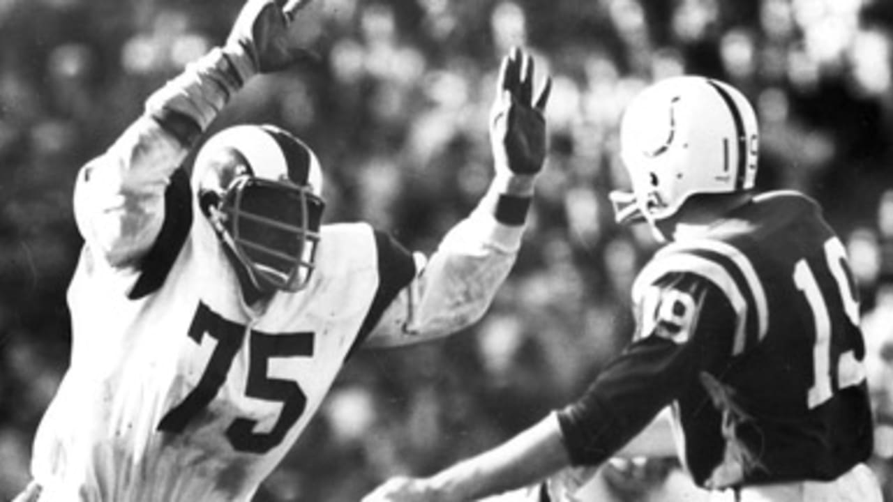 The King of Sacks - Deacon Jones #75 HOF  Nfl football games, Rams  football, Browns football