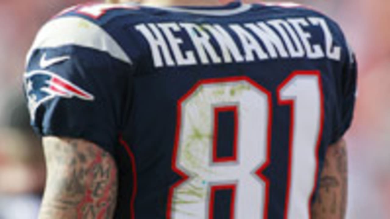 aaron hernandez jersey nfl