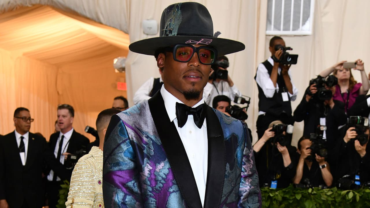 Cam Newton's Super Bowl 50 Style Evolution in Versace