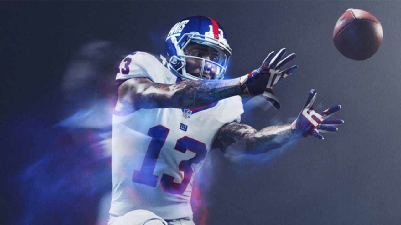 Odell Beckham Jr New York Giants Nike Color Rush Player Name