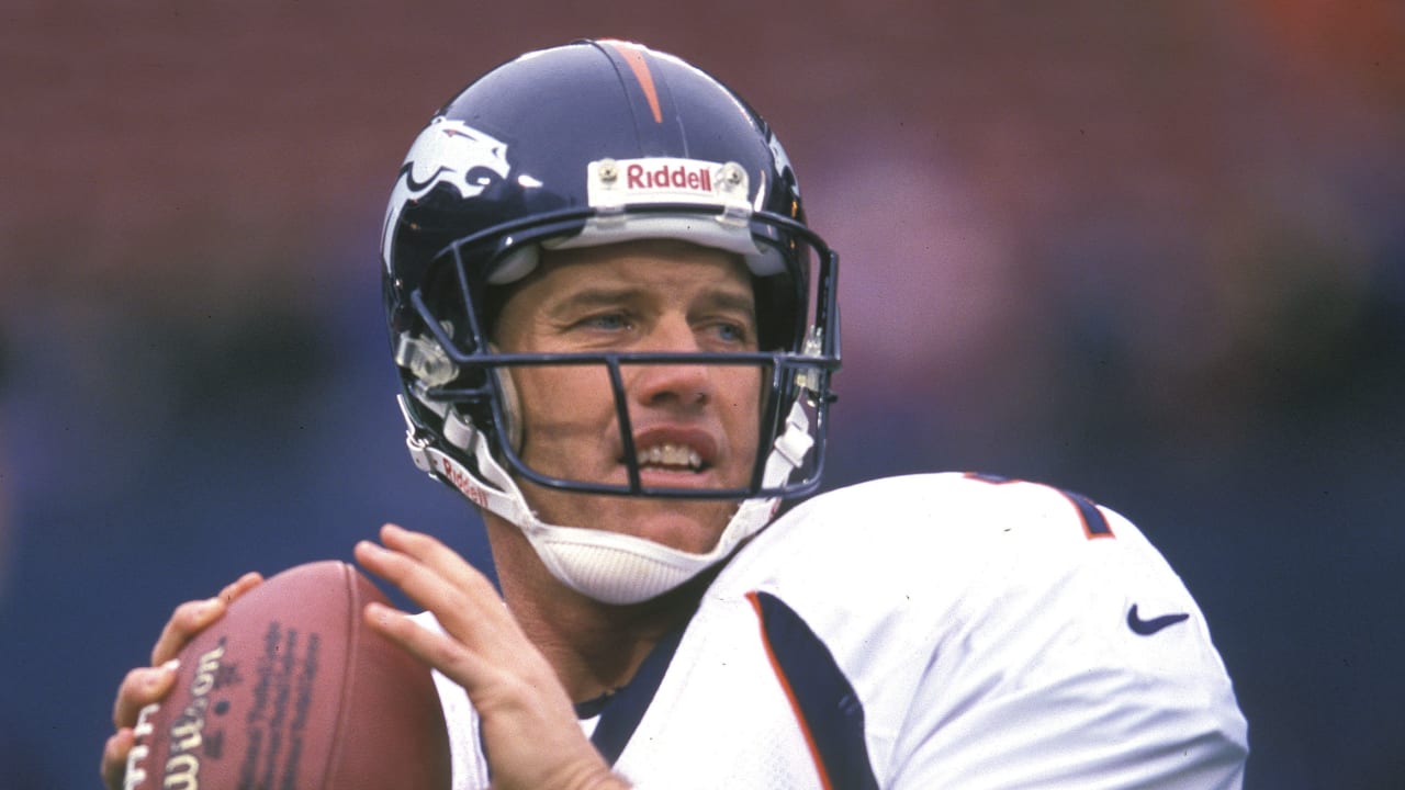 John Elway, Denver Broncos quarterback in 1999 Superbowl Stock