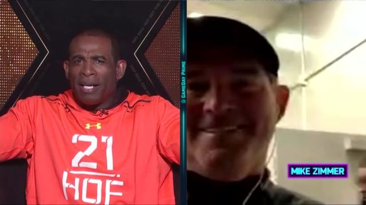 Mike Zimmer tells Deion Sanders why he should believe in the Vikings