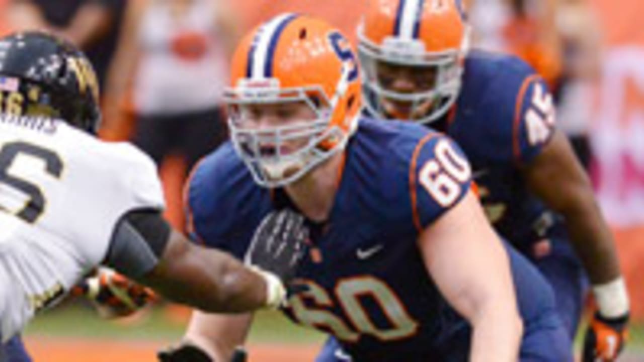 Sean Hickey of Syracuse has shot to be one of top tackles