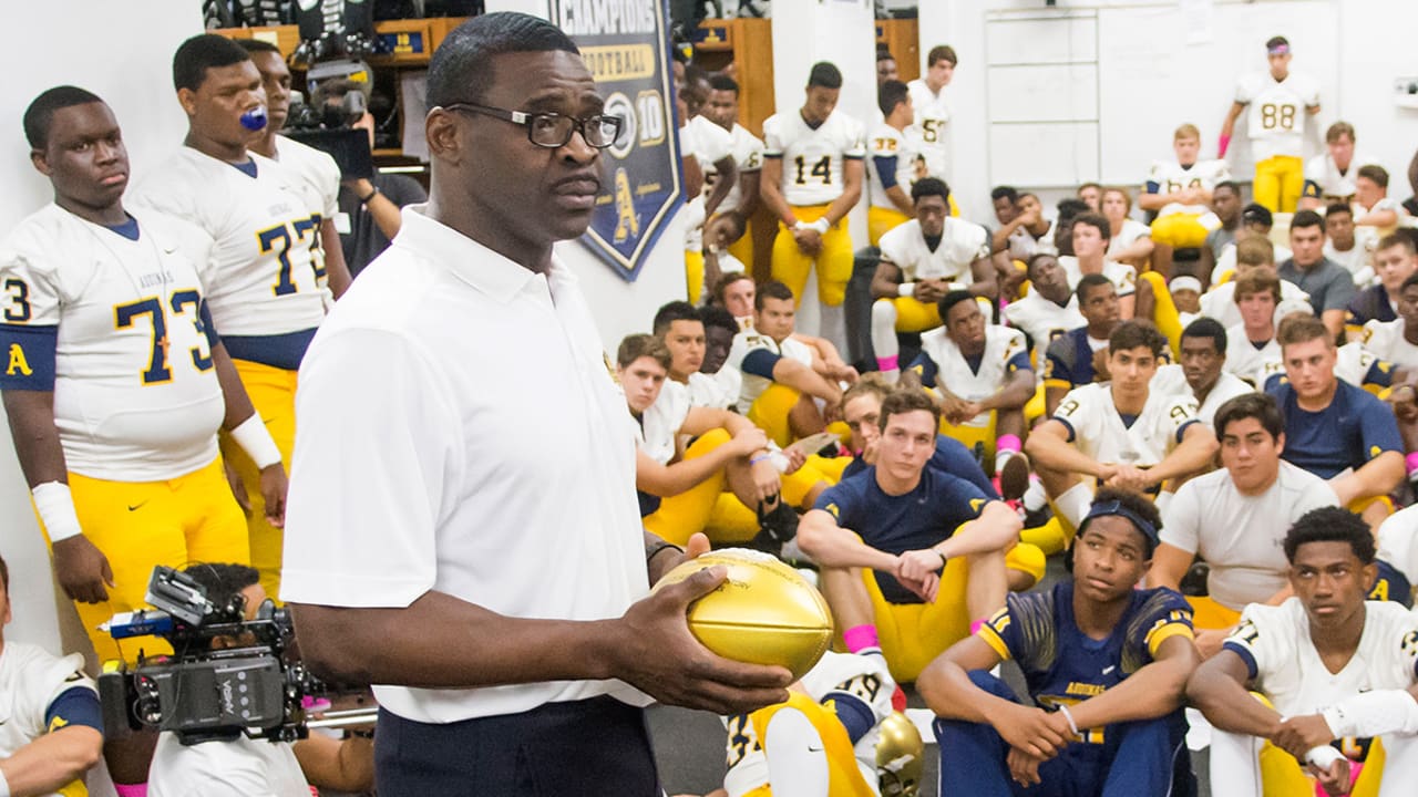 Michael Irvin 80 St. Thomas Aquinas High School Raiders Dark Blue