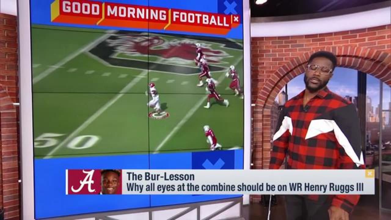 Nate Burleson's bold prediction for Henry Ruggs' 40yard dash