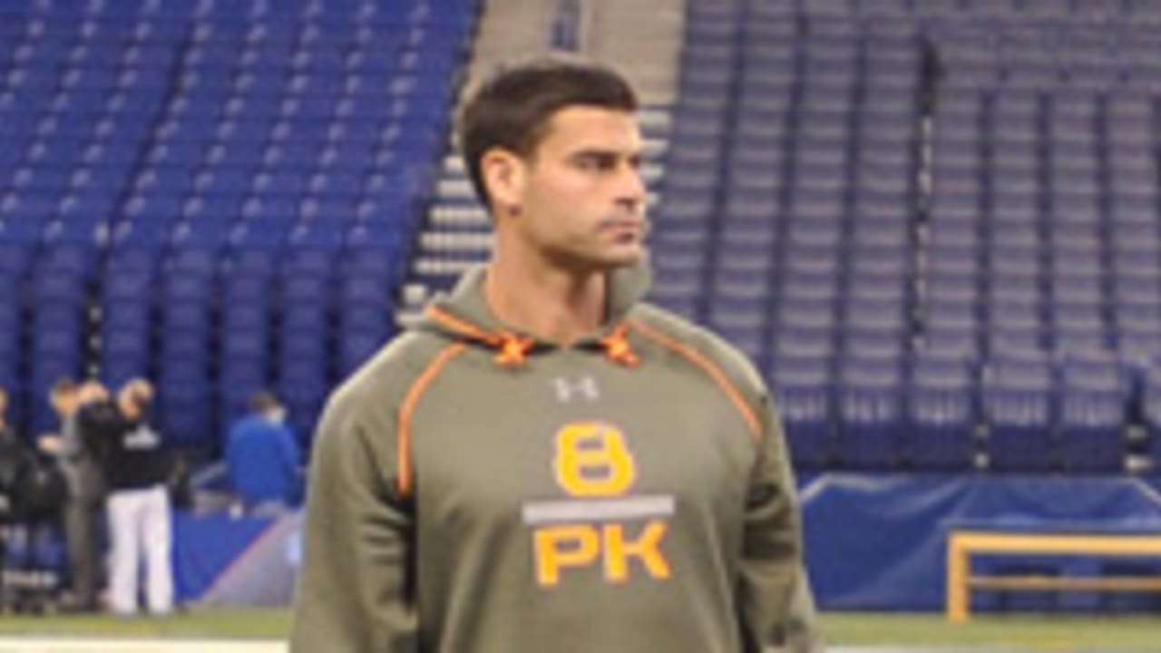 Miami punter Pat O'Donnell runs a 4.62 40-yard dash