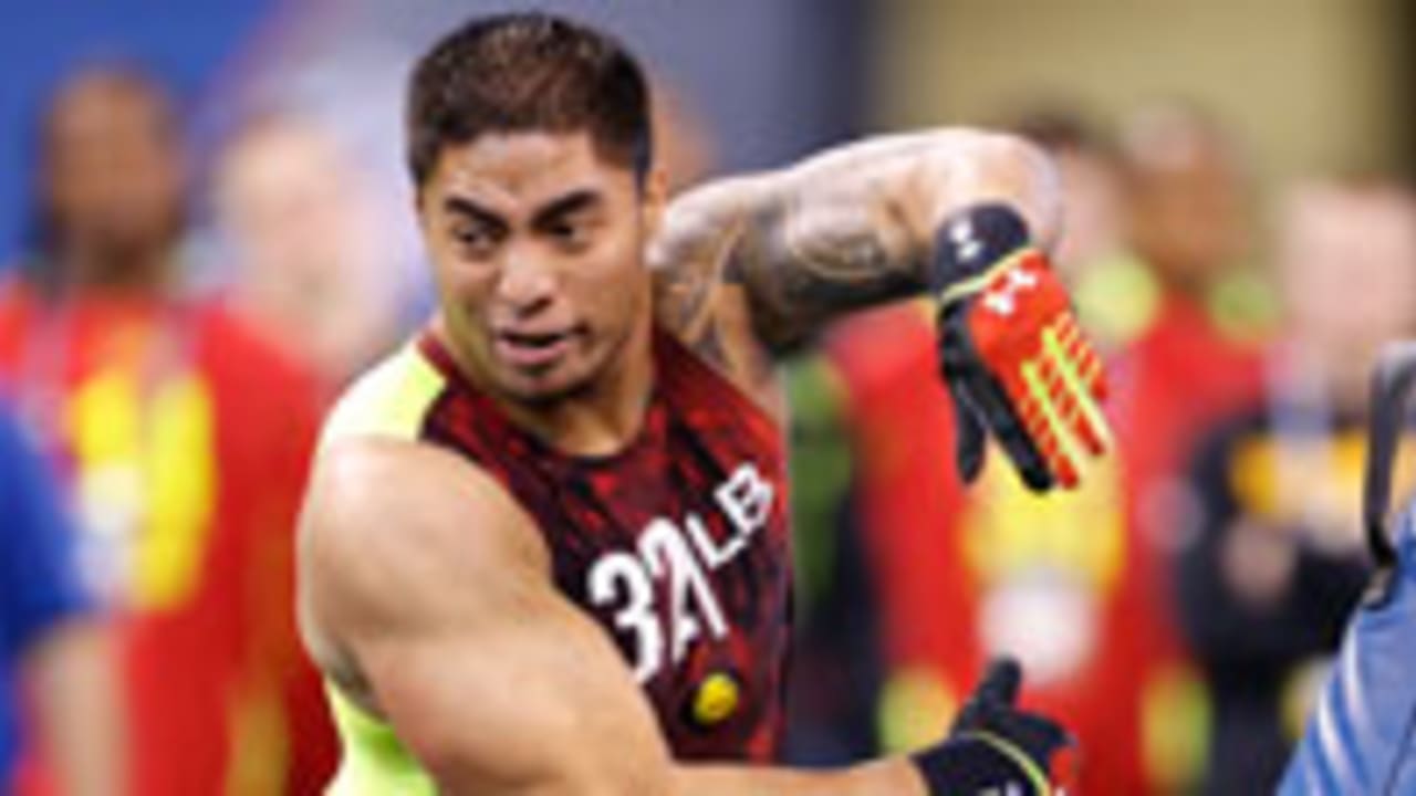 Manti Te'o at the 2013 NFL Scouting Combine