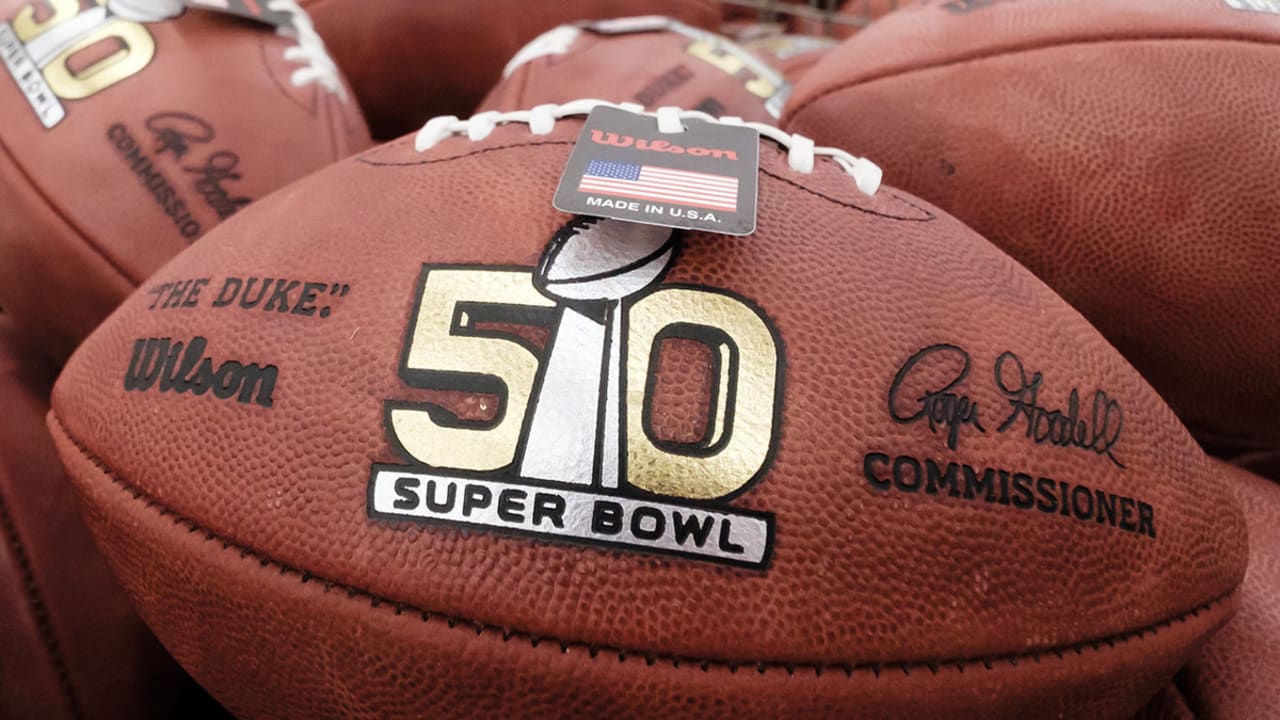 Wilson The Duke NFLスーパーボウル50回記念ボール