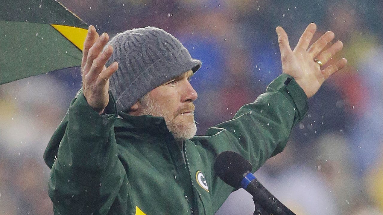 Brett Favre's Jersey Retirement Ceremony