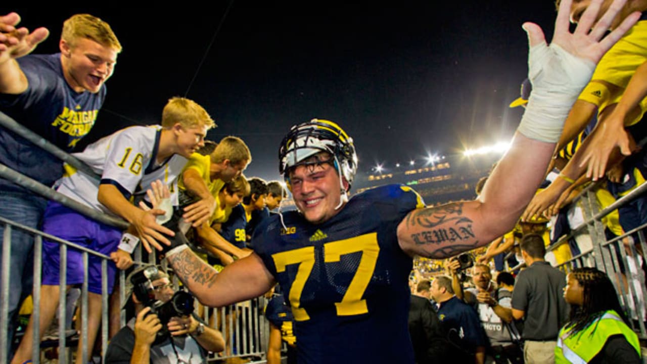 Michigan's Taylor Lewan says Wolverines won't be 'bullied' again