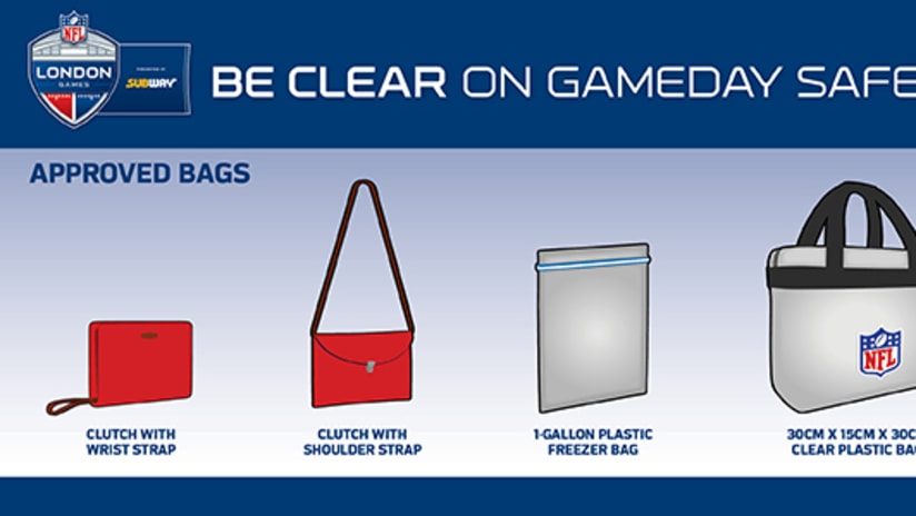 nfl approved clear backpack