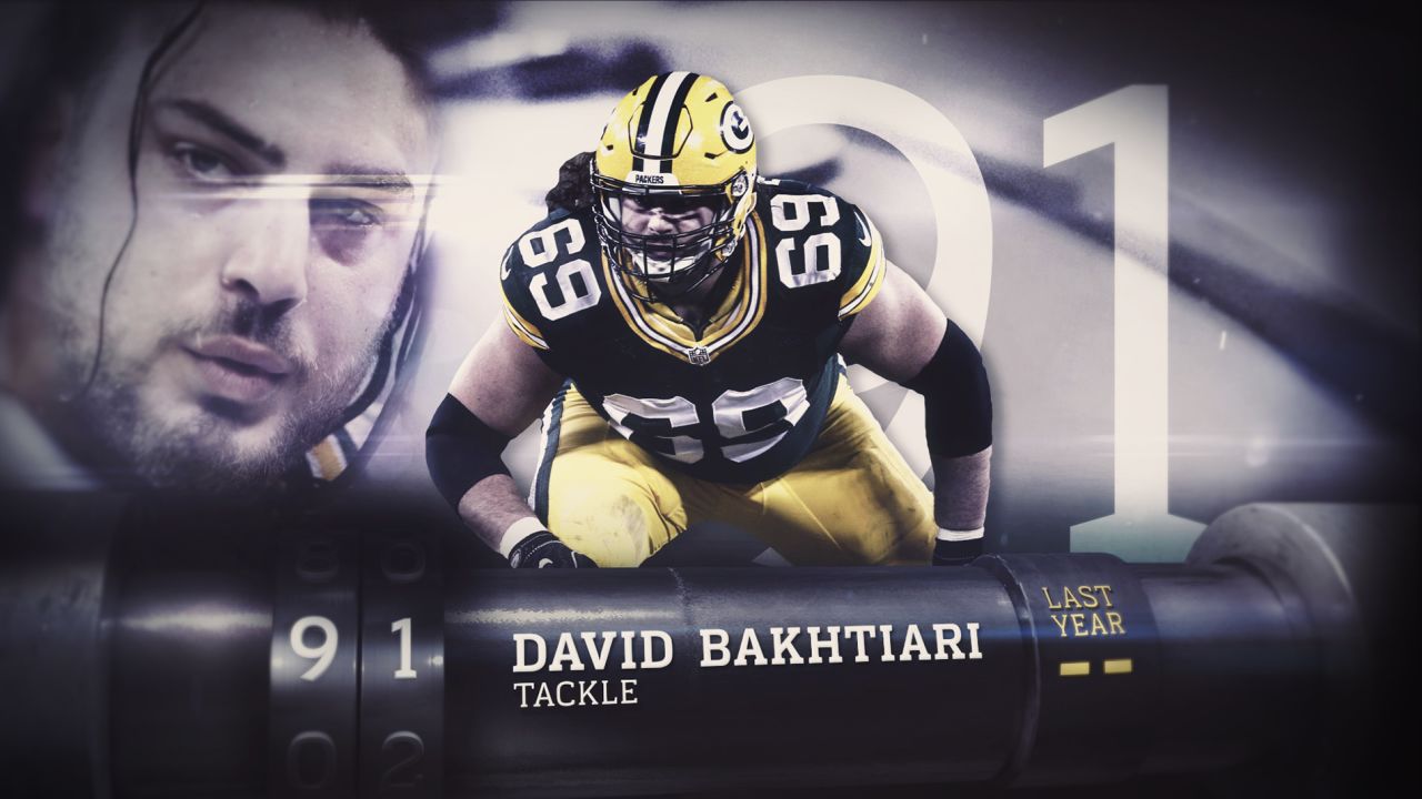 91: David Bakhtiari (OT, Packers), Top 100 Players of 2018