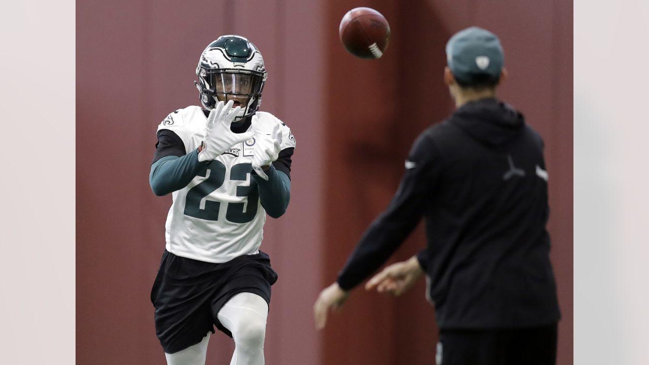 Philadelphia Eagles head coach Doug Pederson watches the team's practice  for the NFL Super Bowl 52 football game Friday, Feb. 2, 2018, in  Minneapolis. Philadelphia is scheduled to face the New Eng …