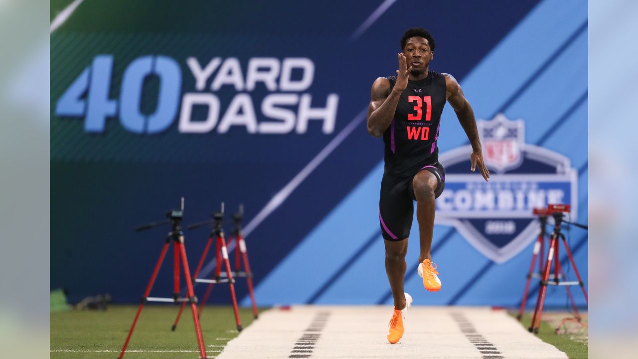 Prepping for the Atlanta Falcons at the 2018 NFL Combine