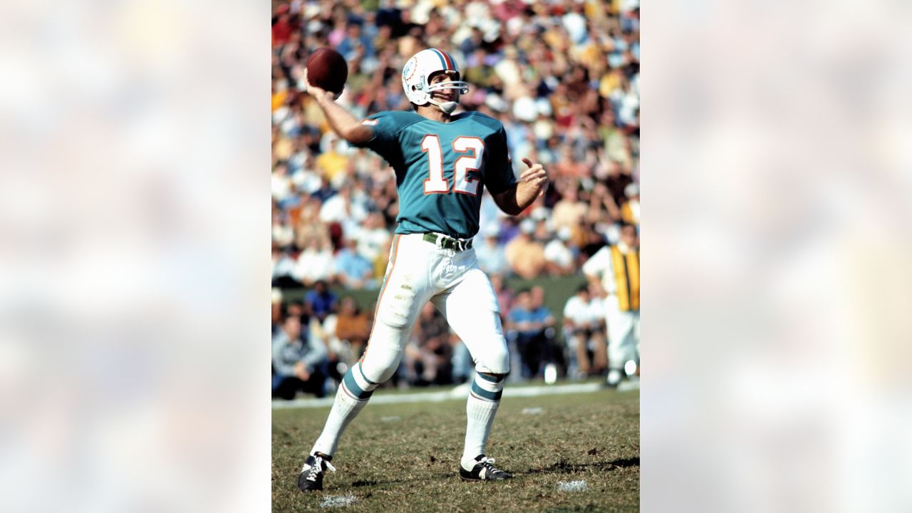 Bob Griese & Larry Csonka Miami Dolphins Autographed 16 x 20 Hand-Off Photograph with Hall of Fame Inscriptions