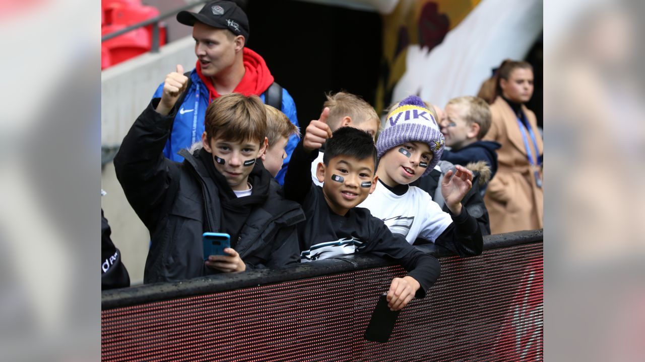 London, UK. 28 October 2018. Philadelphia Eagles at Jacksonville Jaguars NFL  game at Wembley Stadium, the